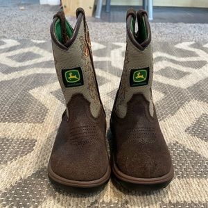 John Deere toddler boots size 5